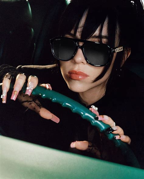 billie eilish Gucci sunglasses